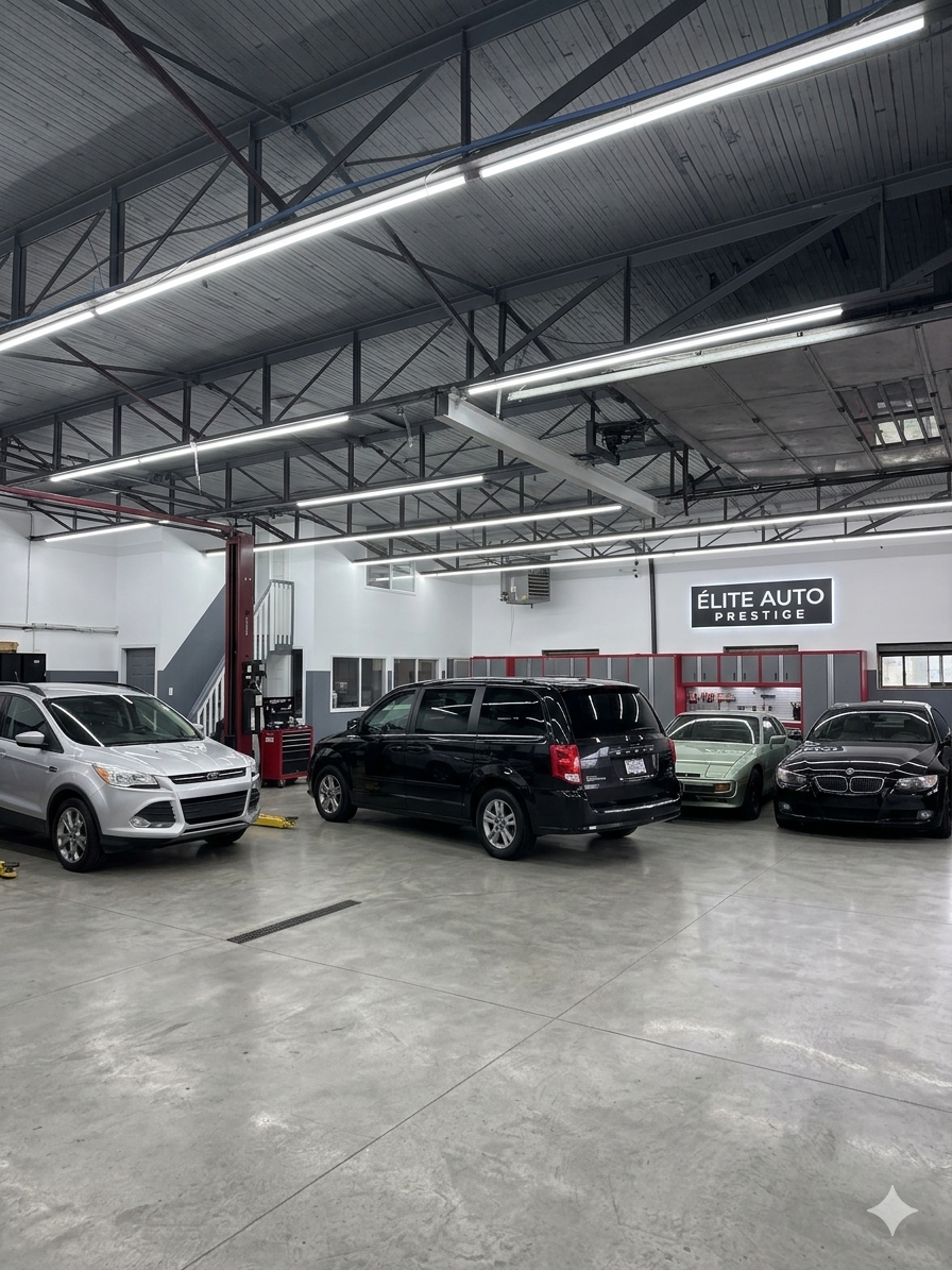 Intérieur du garage H&H AUTO & PLUS — Lachine